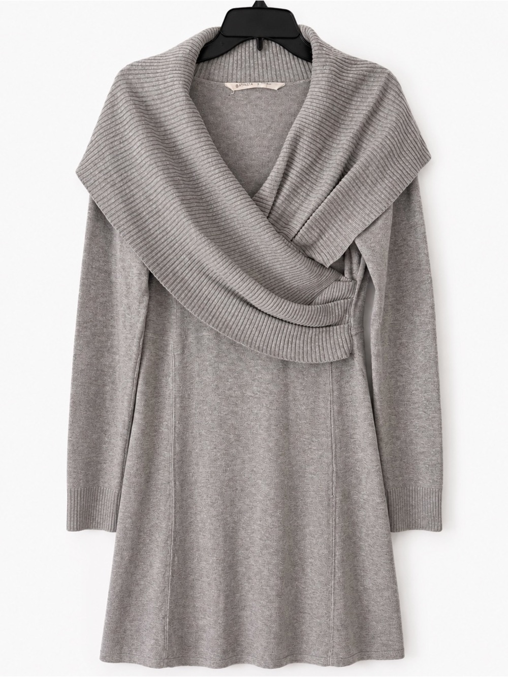 Athleta Sochi Heather Gray Sweater Dress L